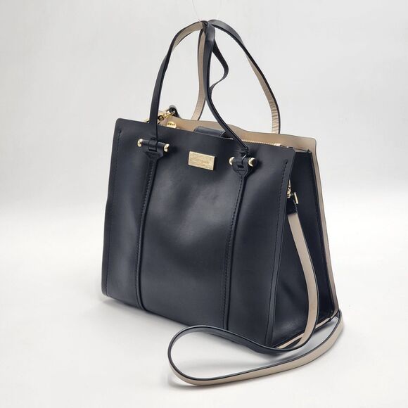 Kate Spade Elodie Arbour Hill Black Leather Tote Bag - Picture 2 of 14